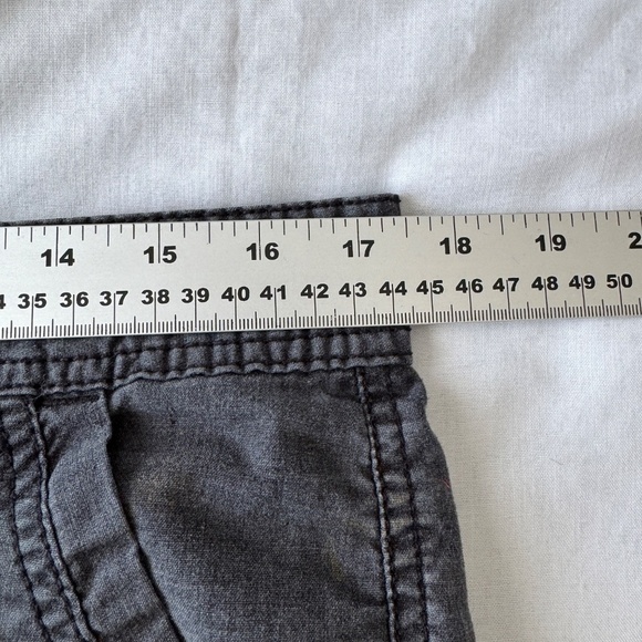 Prana‎ Men's HEMP Blend Lightweight Walking Shorts Casual Gray Size 34 Festival - Picture 11 of 15